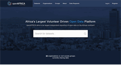 Desktop Screenshot of africaopendata.org