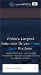 Mobile Screenshot of africaopendata.org